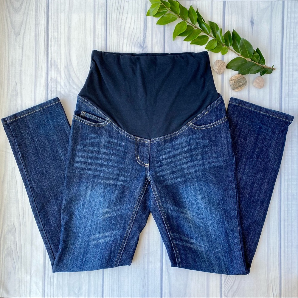 JOJO MAMAN BEBE I Straight Leg Maternity Jeans (2)